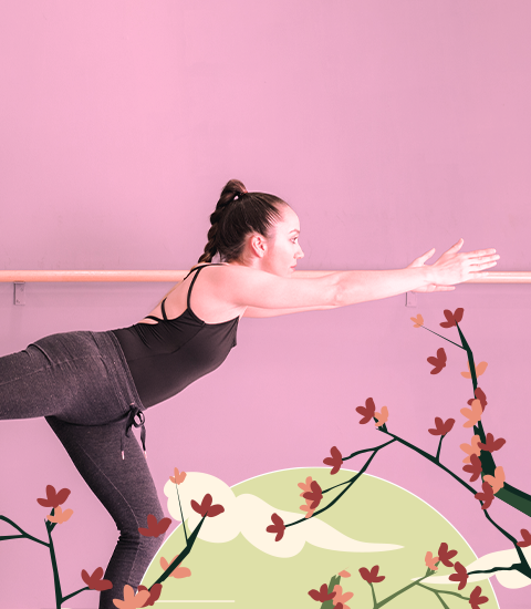 Stage barre au sol printemps